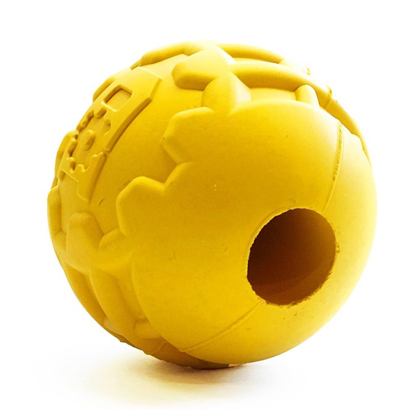 SodaPup Industrial Dog Gear Ball â€“ Durable Ball Toy, Chew Toy, & Treat Dispenser Made in USA from Non-Toxic, Pet-Safe, Food Safe Natural Rubber Material for Bonding, Mental & Physical Exercise, & More - Image 2